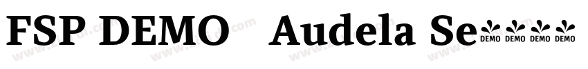 FSP DEMO   Audela Se字体转换